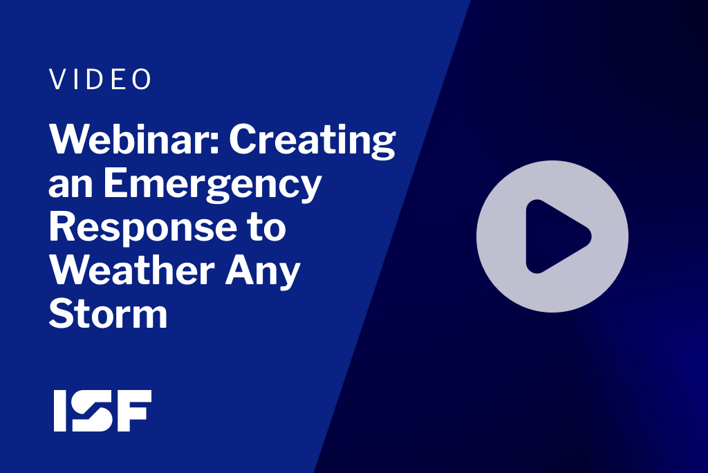 The Calm Before the Storm Webinar: Creating an Emergency Response to Weather Any Storm